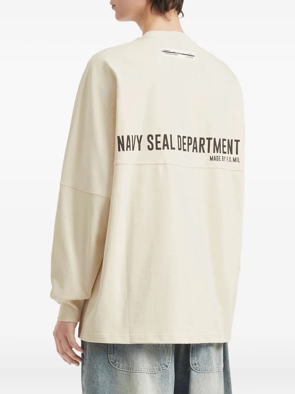 Fingercroxx Long-sleeve Top In Neutral