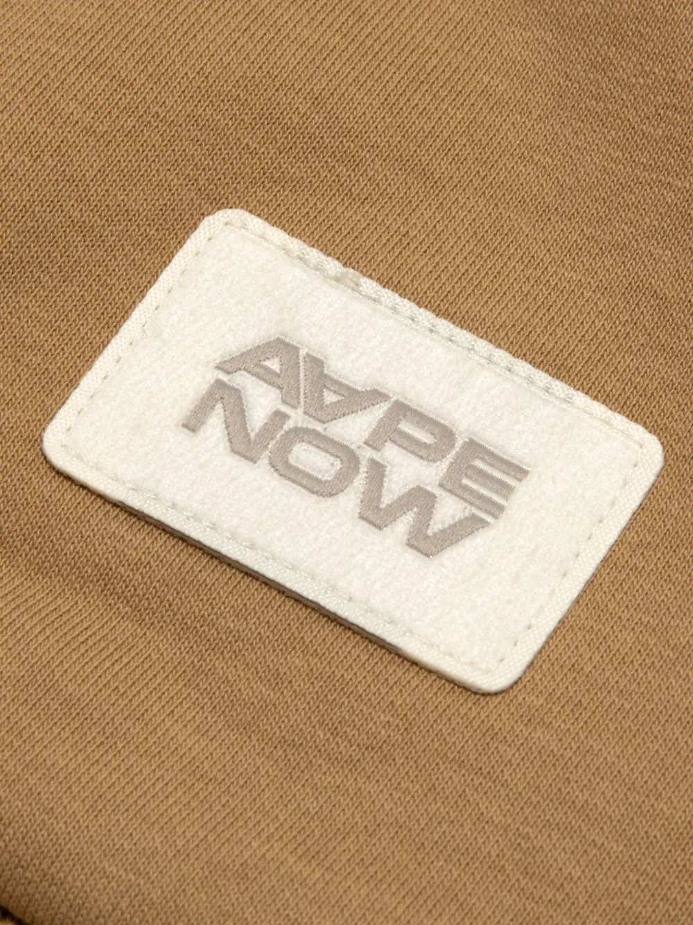 Aape By A Bathing Ape Logo-patch Bomber Jacket In Brown