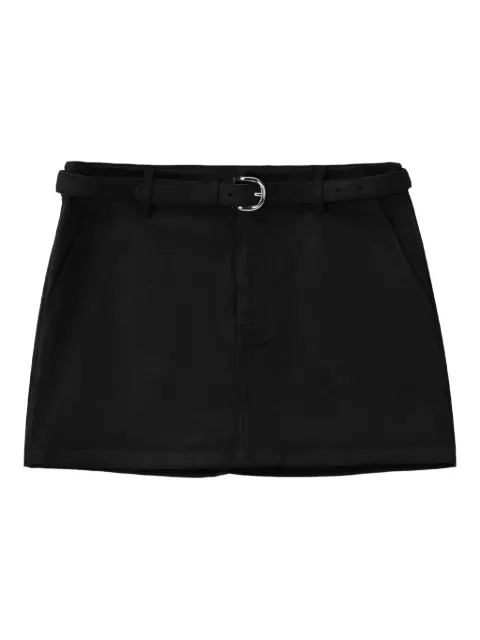 b+ab belted side-pocket mini skirt