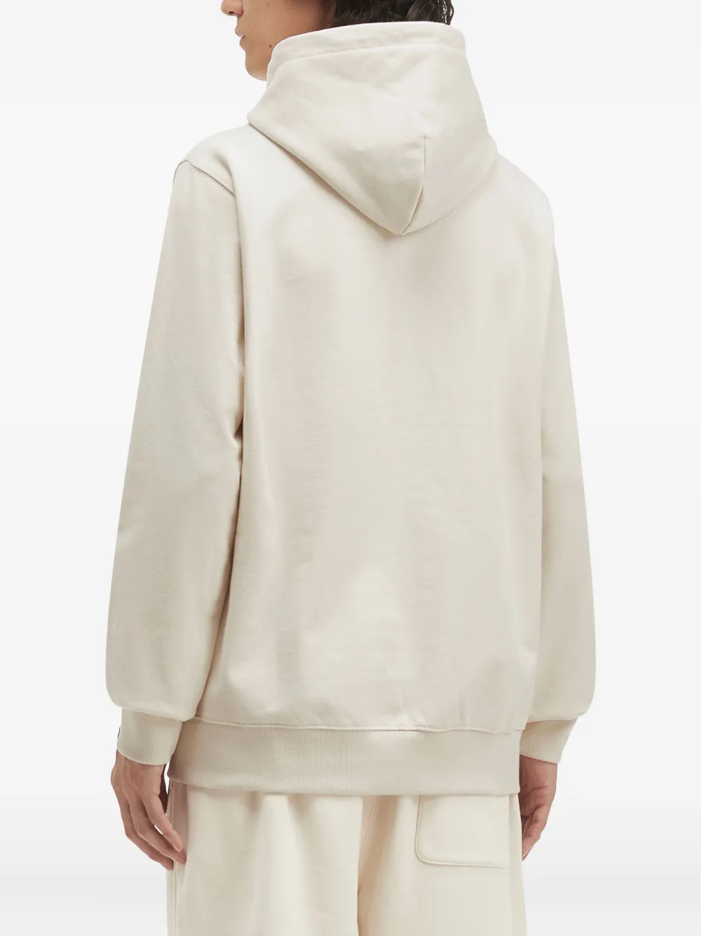 Fingercroxx Embroidered Hoodie In Neutral
