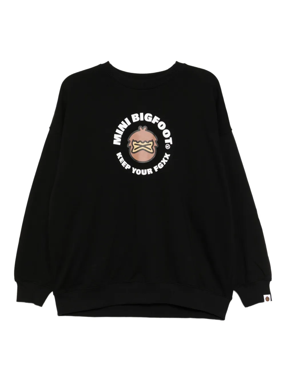 FINGERCROXX graphic-print sweatshirt | Black | Image 1