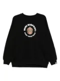 FINGERCROXX graphic-print sweatshirt - Black