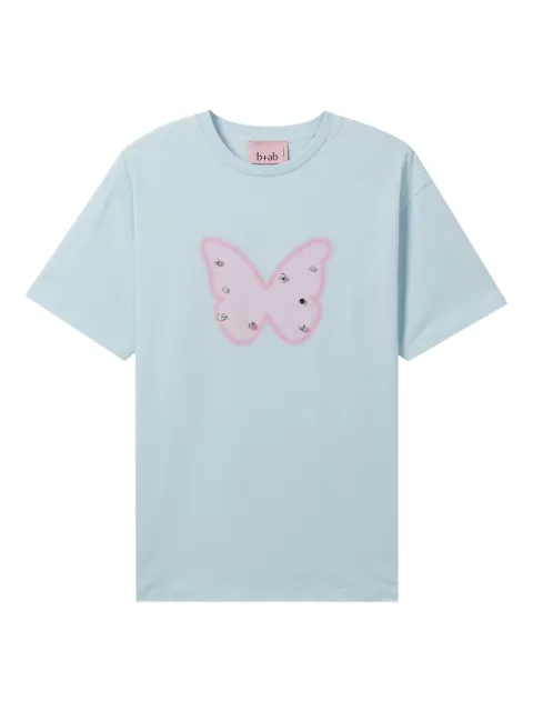 b+ab embellished-butterfly cotton T-shirt