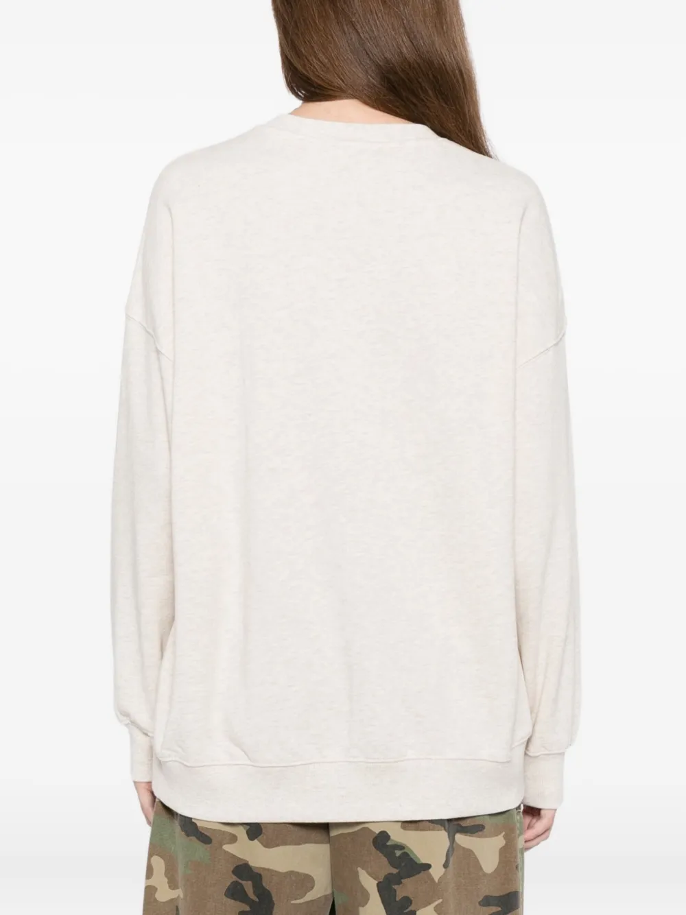 Fingercroxx Graphic-print Sweatshirt In Neutral