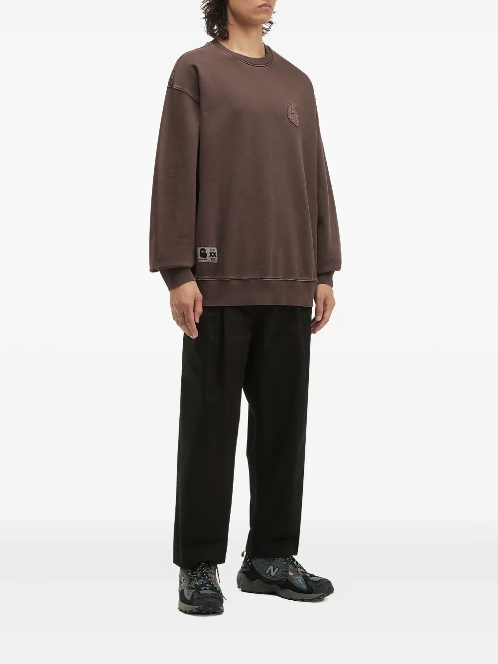 FINGERCROXX embroidered sweatshirt - Bruin