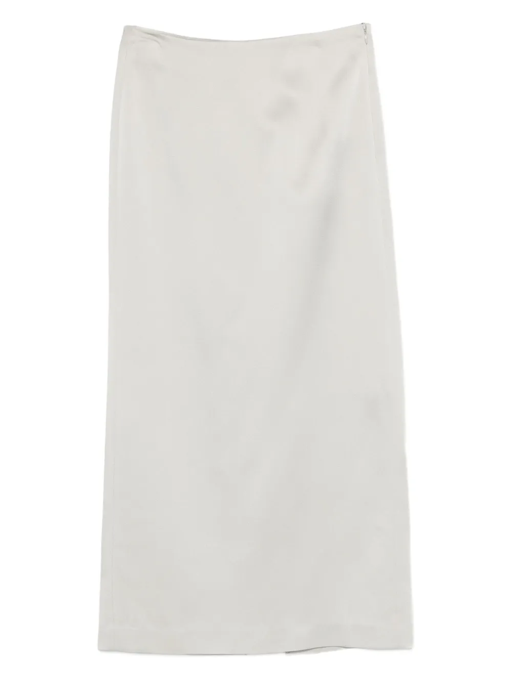 Brunello Cucinelli Straight-hem Midi Skirt In White