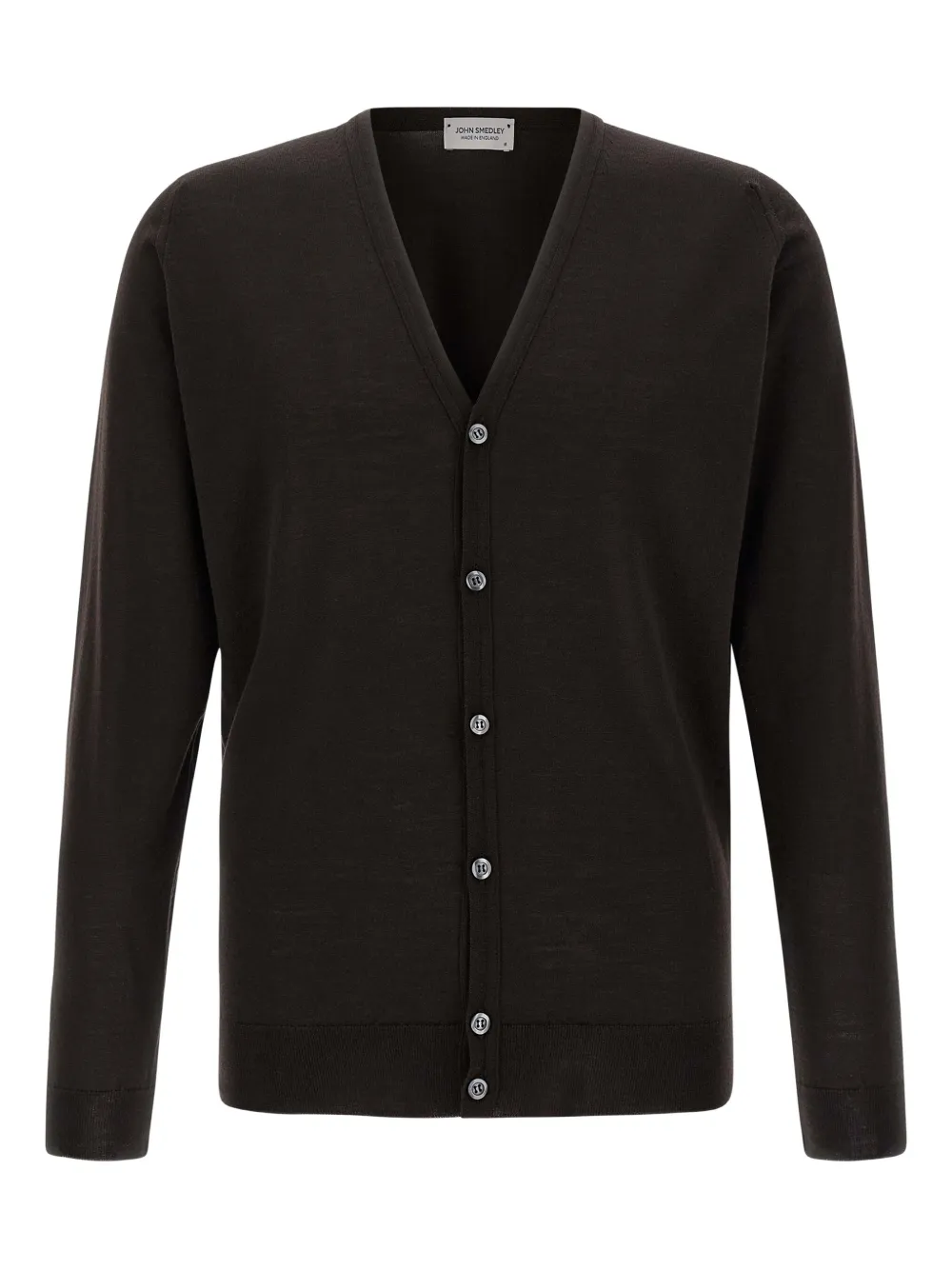 John Smedley button-cuffed merino wool cardigan - ブラウン John Smedley button-cuffed merino wool cardigan - ブラウン