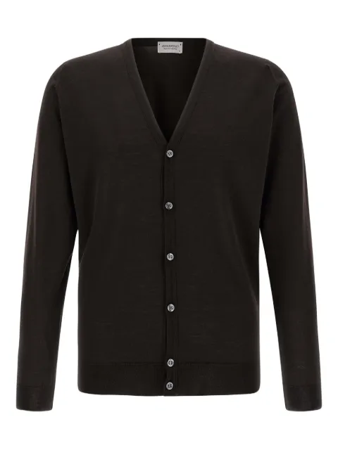 John Smedley button-cuffed merino wool cardigan
