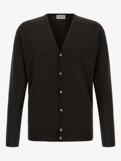 John Smedley cárdigan con botones en los puños