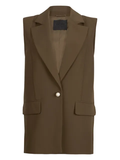 LIU JO pearl-embellishment waistcoat