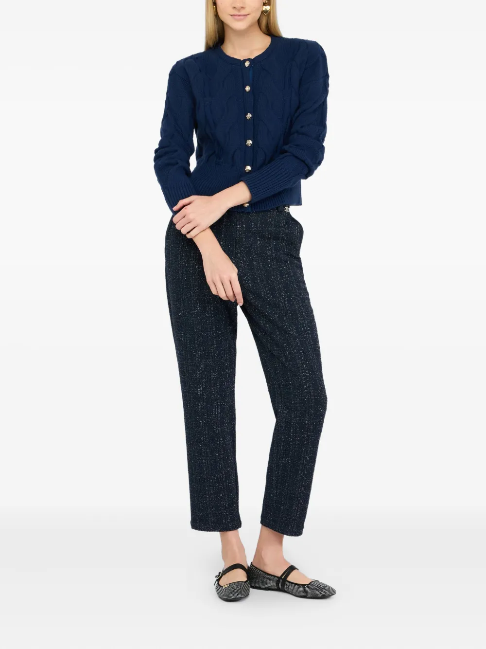 LIU JO cable-knit button cardigan | Cardigans | Image 2