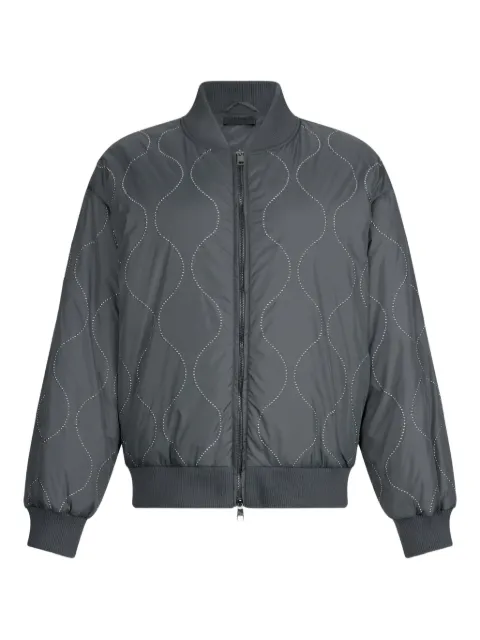 LIU JO quilted studded bomber jacket