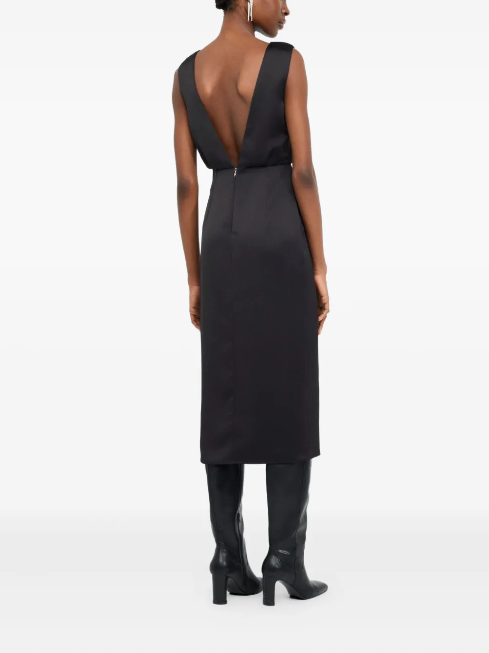 LIU JO Gedrapeerde jurk Zwart