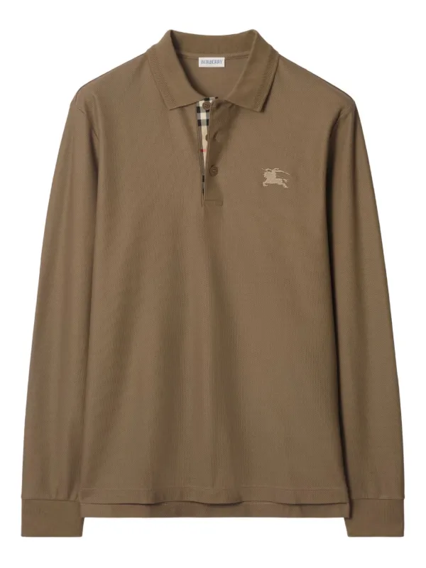 Burberry long-sleeve Cotton Polo Shirt Brown FARFETCH ZA
