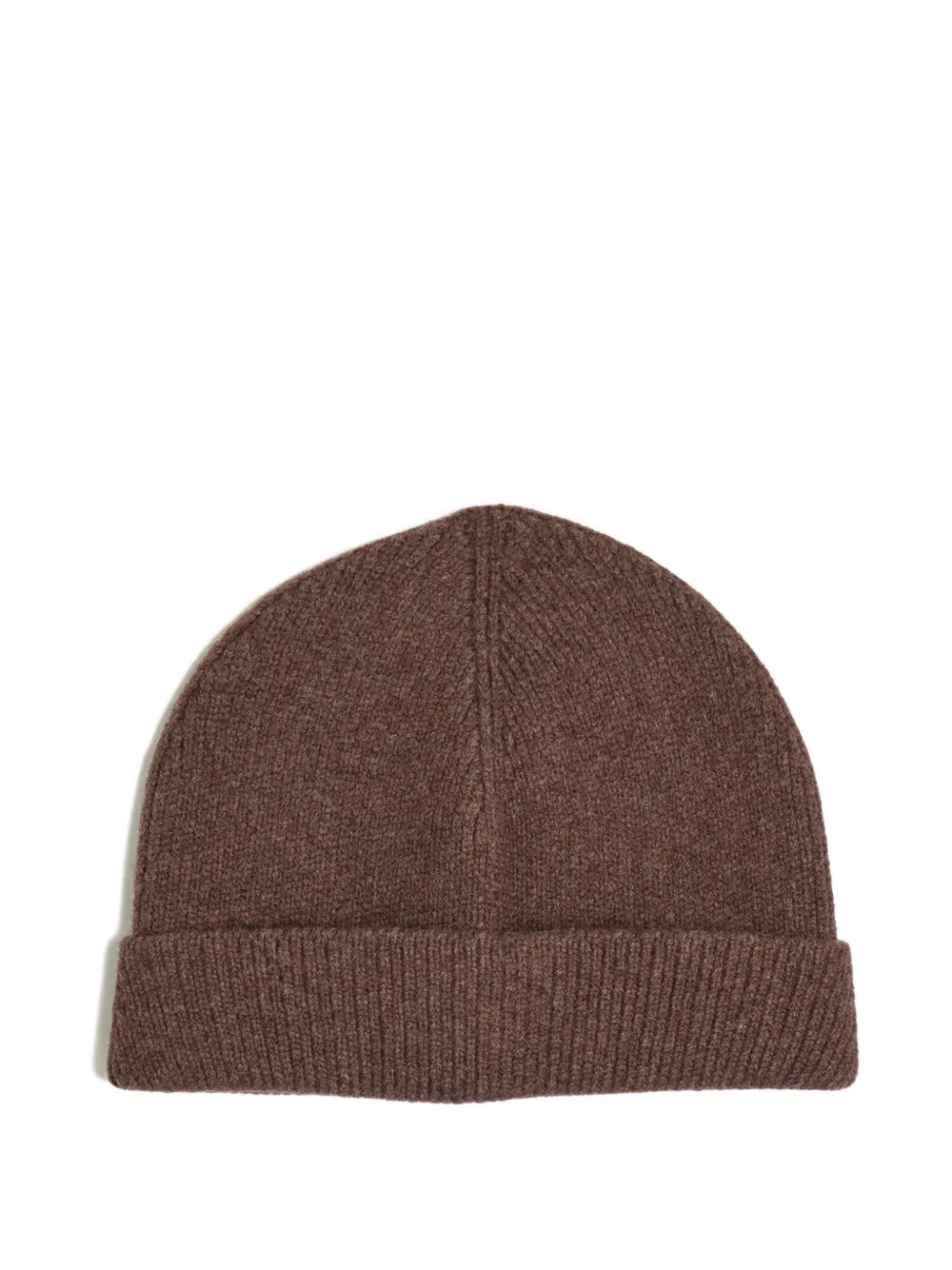 Lemaire Rolled Brim Beanie In Brown