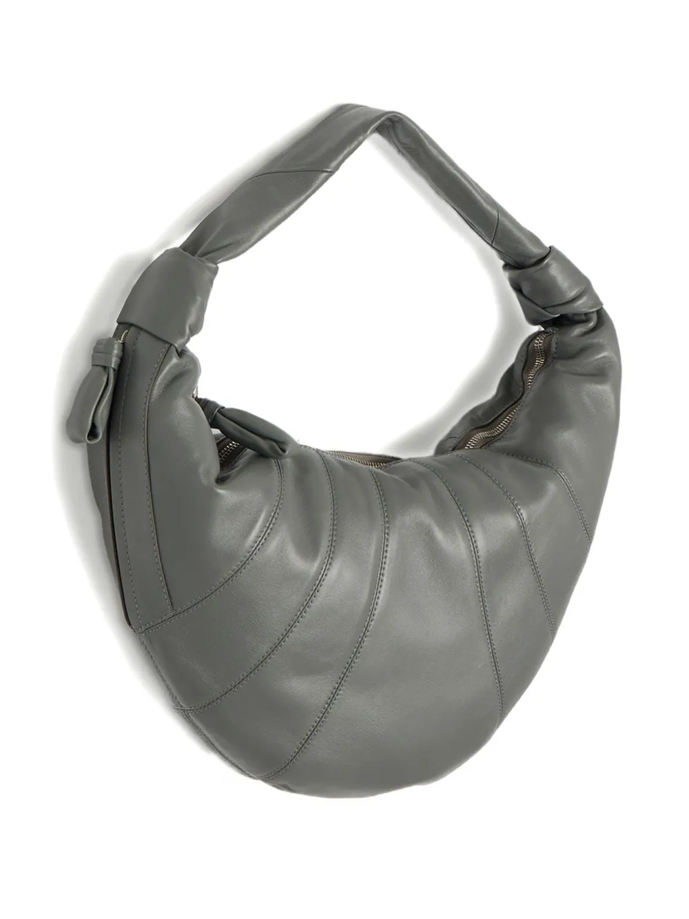 Lemaire Fortune Croissant Shoulder Bag In Gray