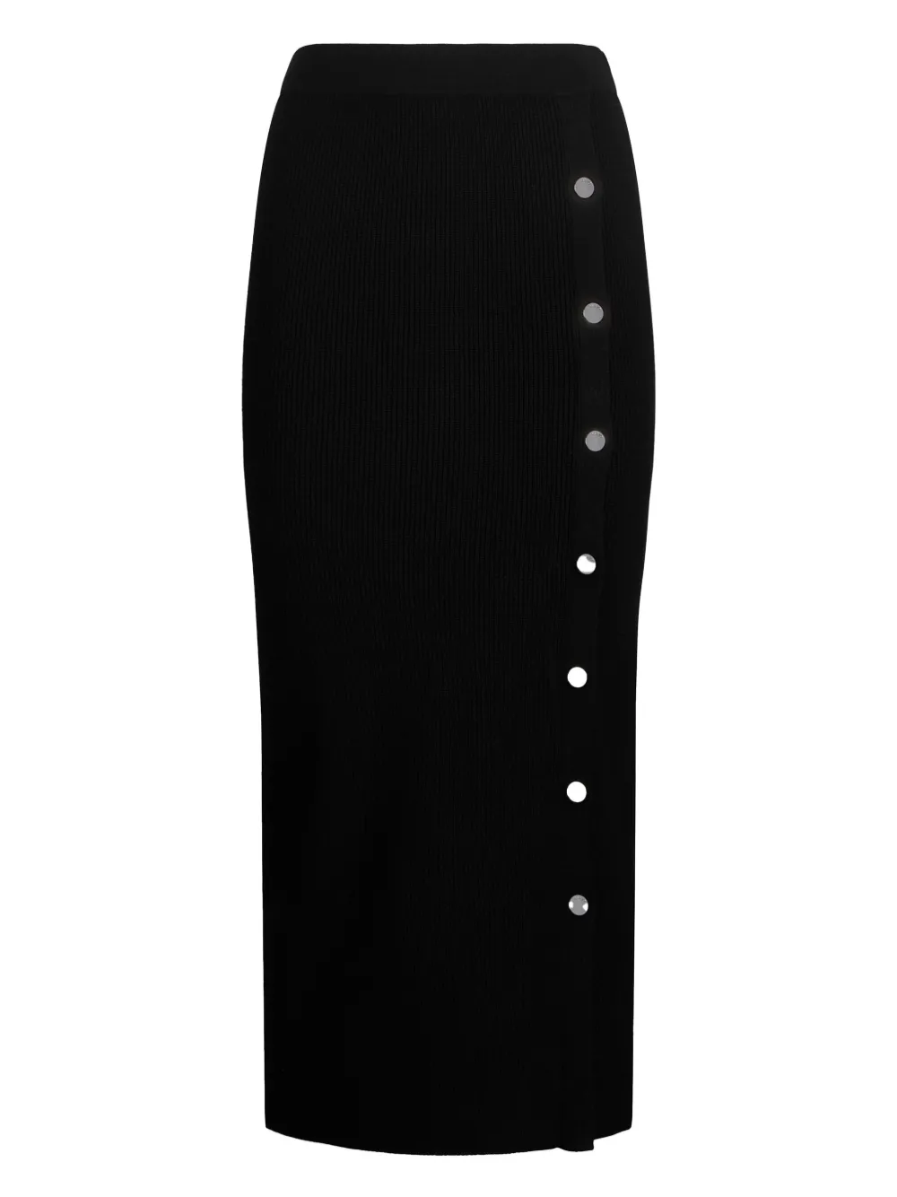 LIU JO jupe mi-longue à boutons décoratifs | noir | Image 1