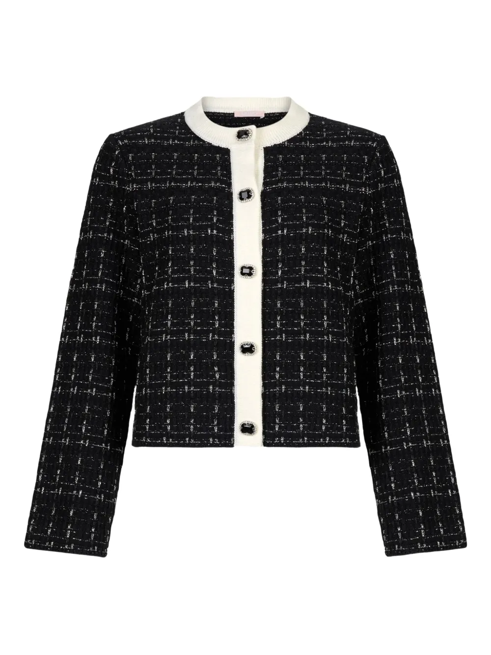 Liu •jo Wool Blend Jacket In Black