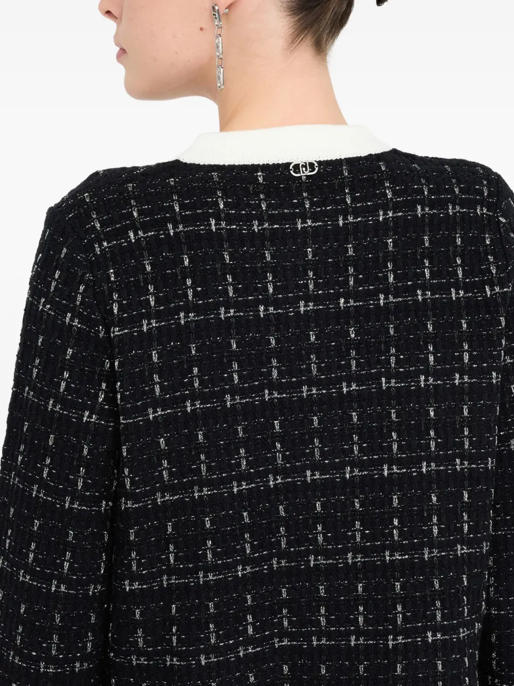Liu •jo Wool Blend Jacket In Black