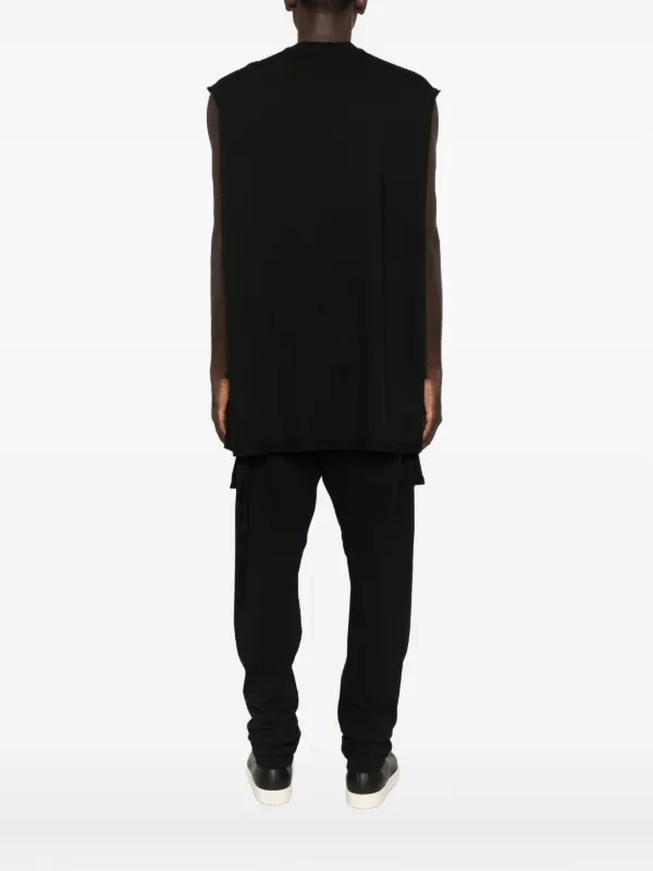 Rick Owens DRKSHDW graphic-print Sleeveless T-shirt | Black