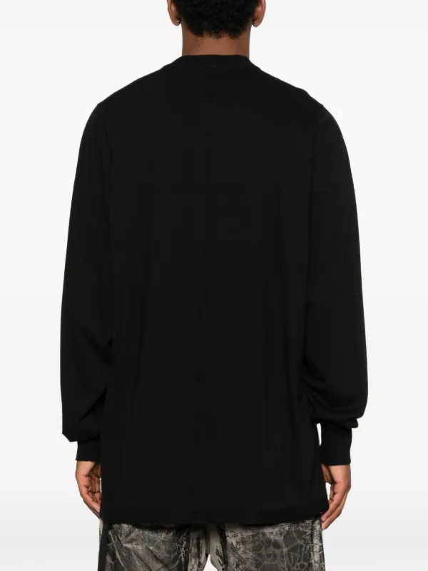 Rick Owens DRKSHDW graphic-print long-sleeve Sweater | Black