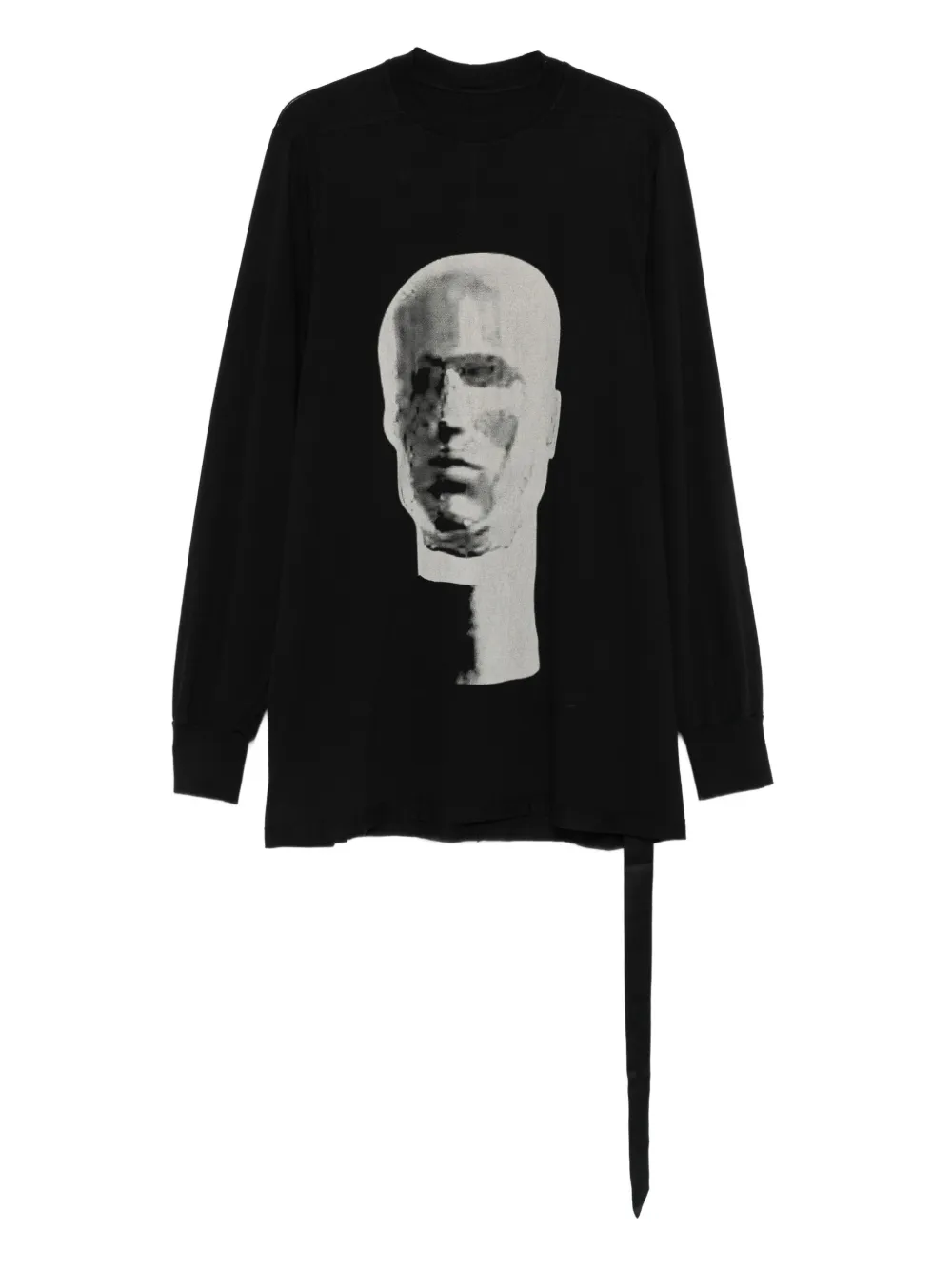 Rick Owens DRKSHDW graphic-print long-sleeve sweater | Black | Image 1