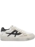 Ash Moonlight glitter-logo leather sneakers - White