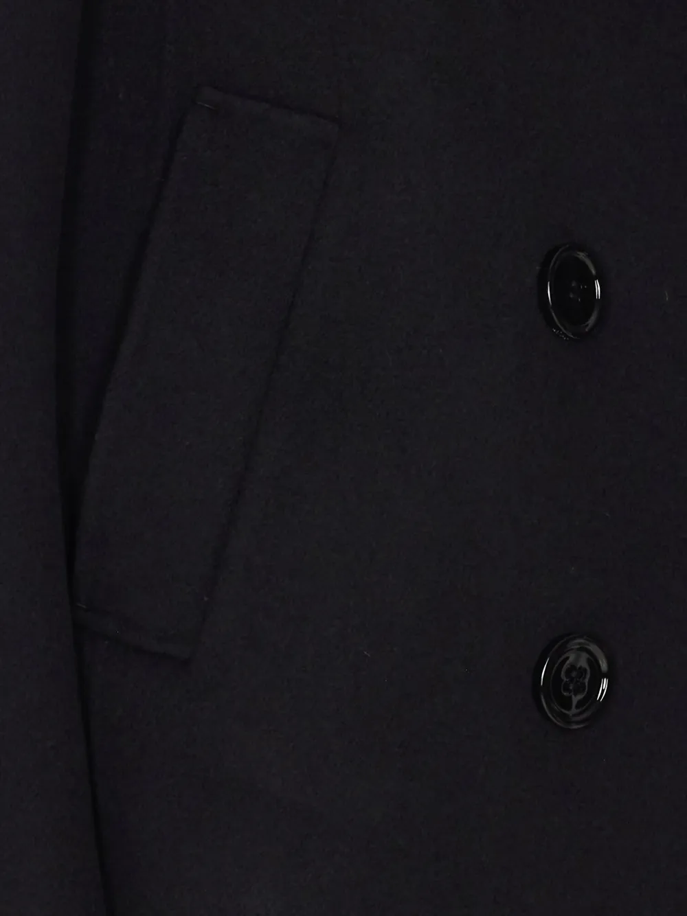 未使用級⭐︎Max Mara ブラック ダブル テーラードジャケット 白タグ 38 マックスマーラ 白タグ 美品 ダブルテーラードジャケットXL ロゴボタン