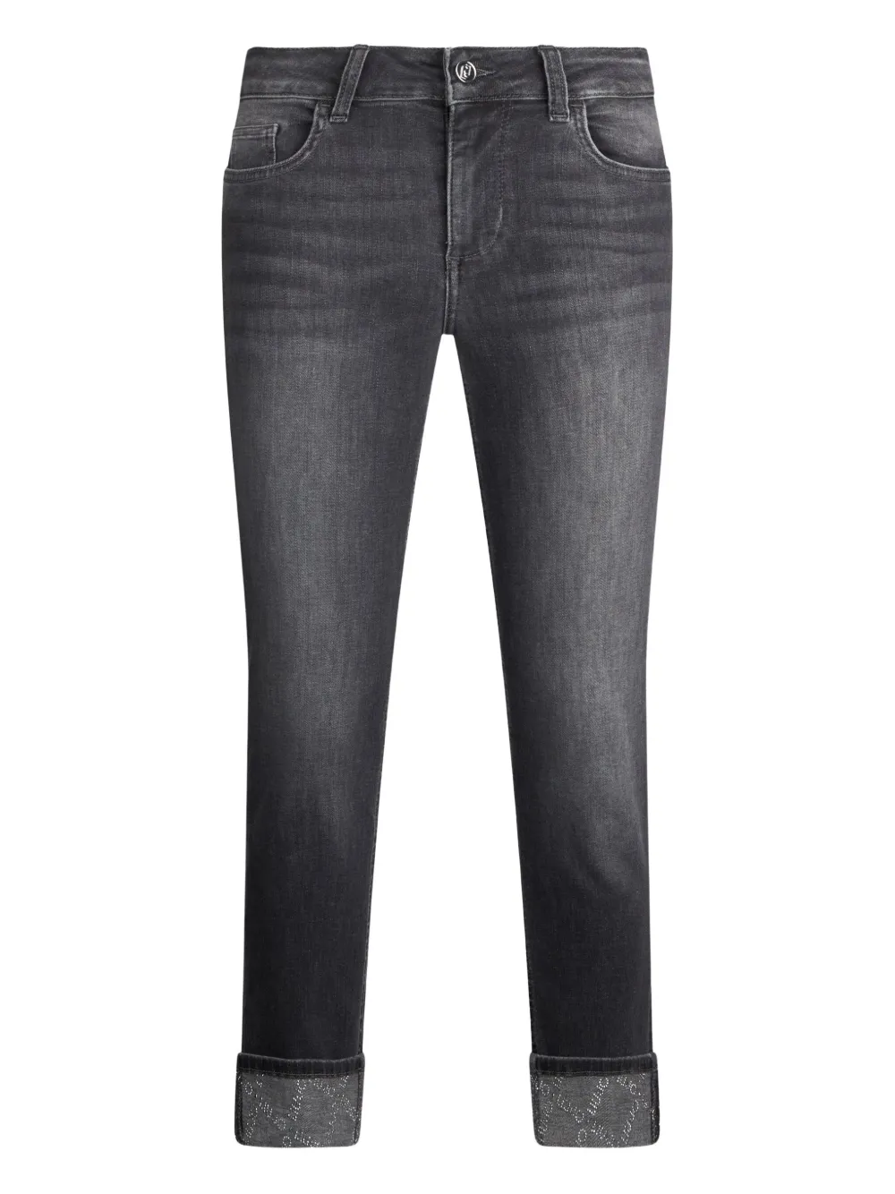 Liu •jo Denim Trousers With Belt Loops In Blue