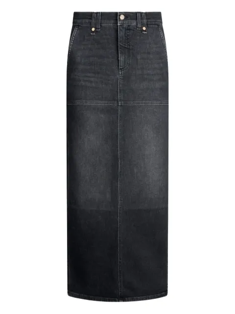 LIU JO side-slit denim skirt