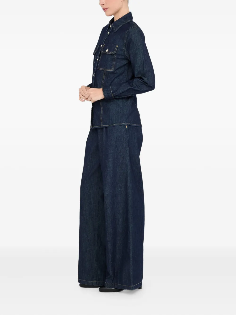 Liu •jo Denim Shirt In Blue