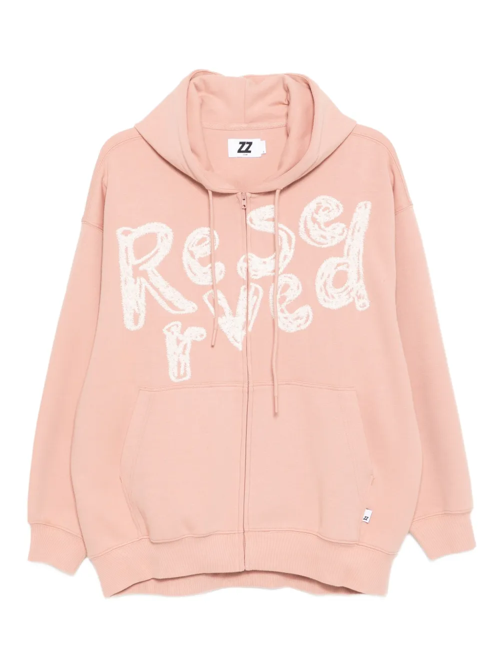 izzue embroidered hoodie | Pink | Image 1