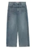 b+ab layered-effect jeans - Blue