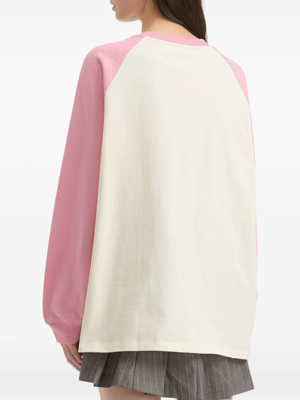 Tout A Coup Cat-print Long-sleeve T-shirt In Multi