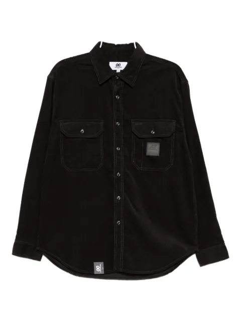 CHOCOOLATE logo-patch shirt jacket