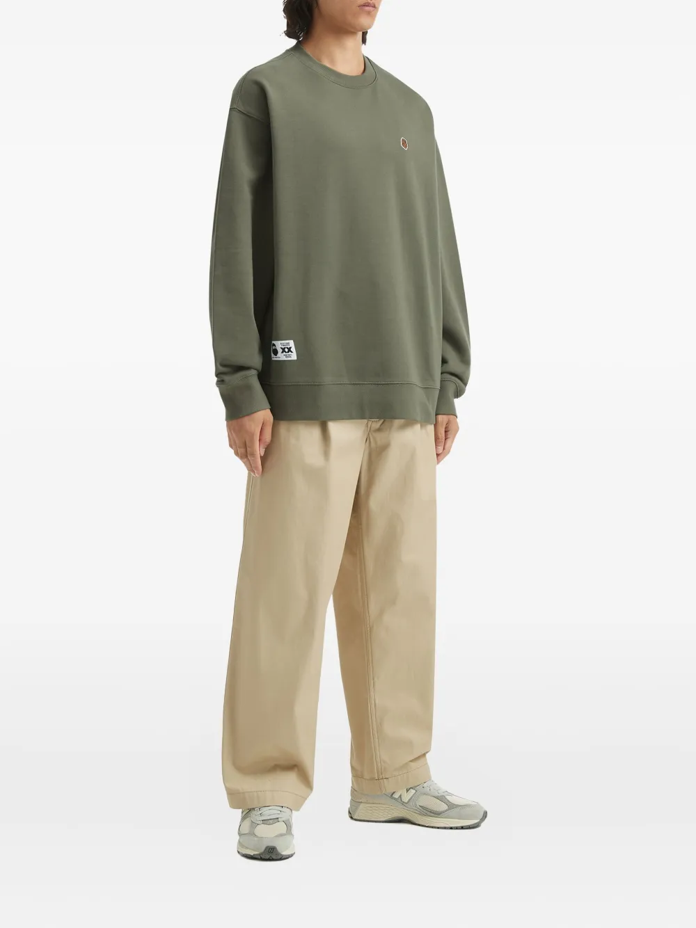 FINGERCROXX embroidered sweatshirt - Groen