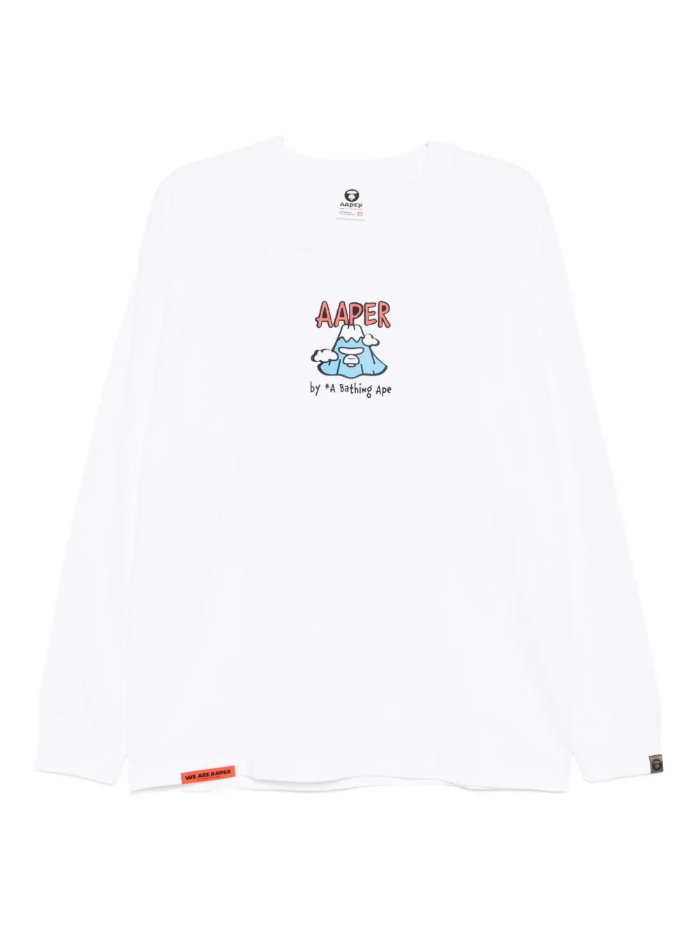 AAPE BY *A BATHING APE® playera con pantalla estampada | blanco | Image 1