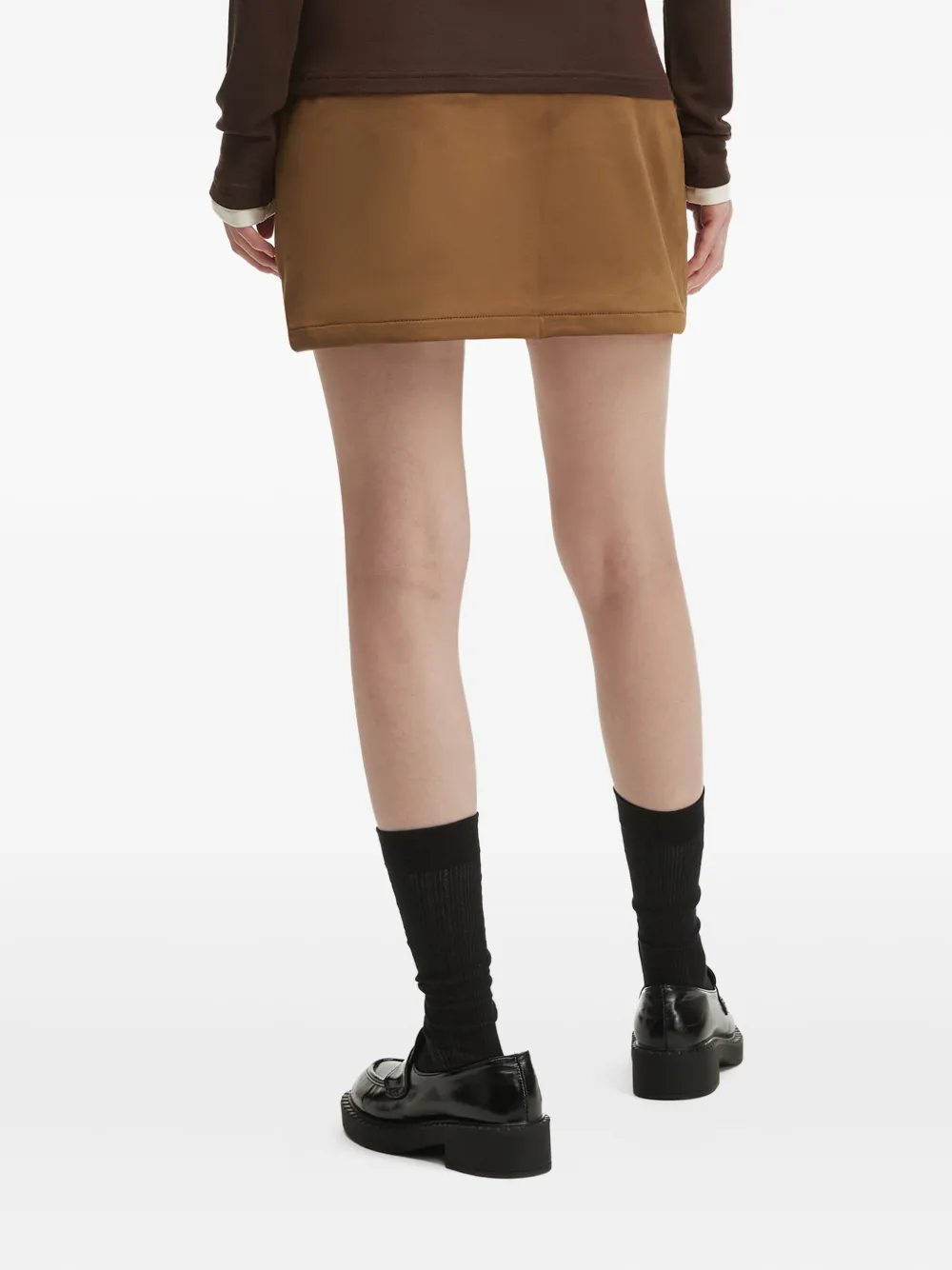 b+ab Rok met zak met ceintuur Bruin