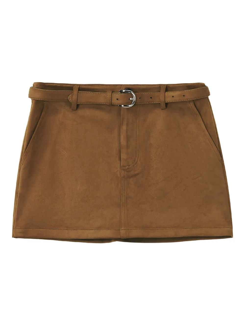 b+ab belted pocket skirt | Brown | Image 1