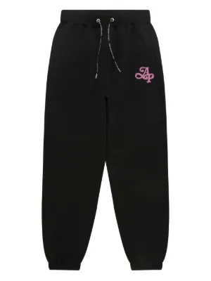 A BATHING APE® ロゴ トラックパンツ | ブラック | FARFETCH JP