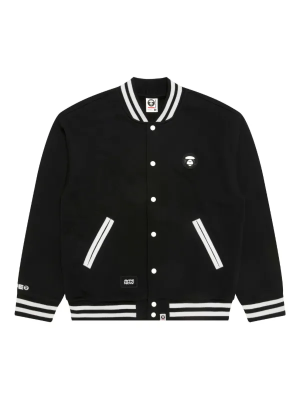 AAPE BY *A BATHING APE® スタジアムジャンパー | ブラック | FARFETCH JP