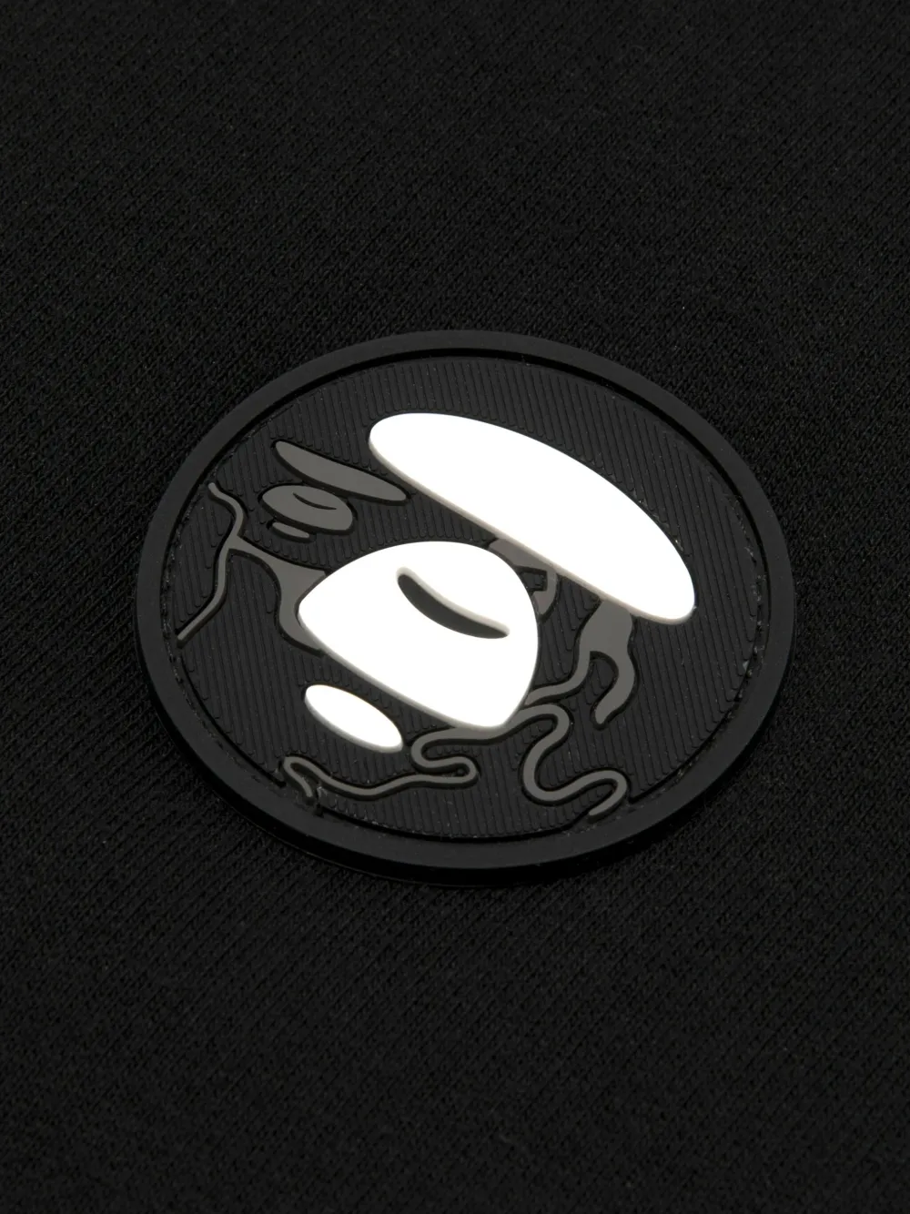 Aape By A Bathing Ape Logo-patch Varsity Bomber Jacket In Black