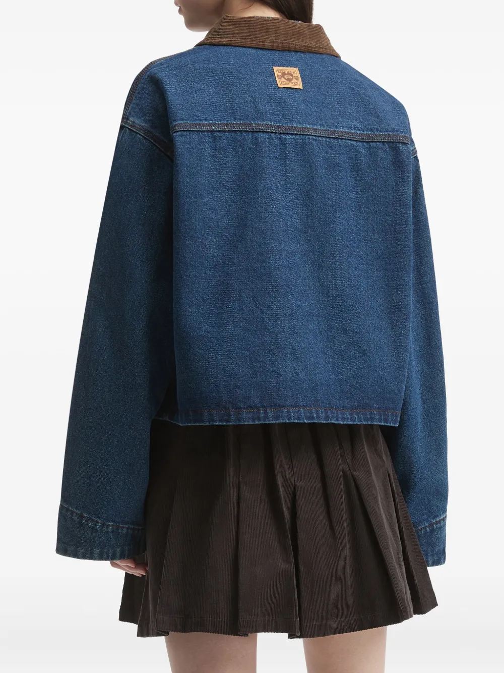 FINGERCROXX Denim jack Blauw