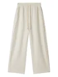 tout a coup seam-details trousers - White