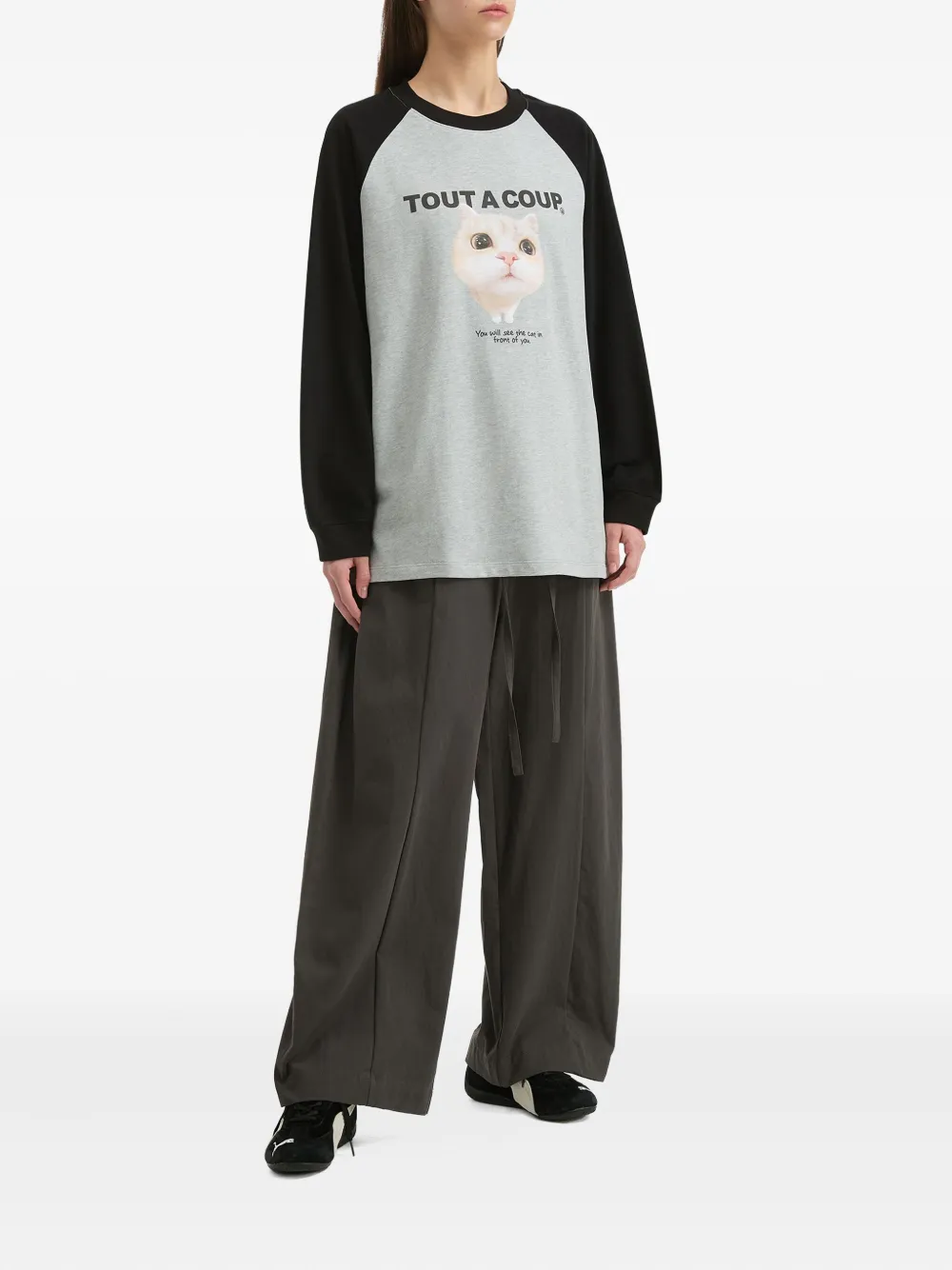 tout a coup cat-print T-shirt | T-Shirts & Jersey Shirts | Image 2