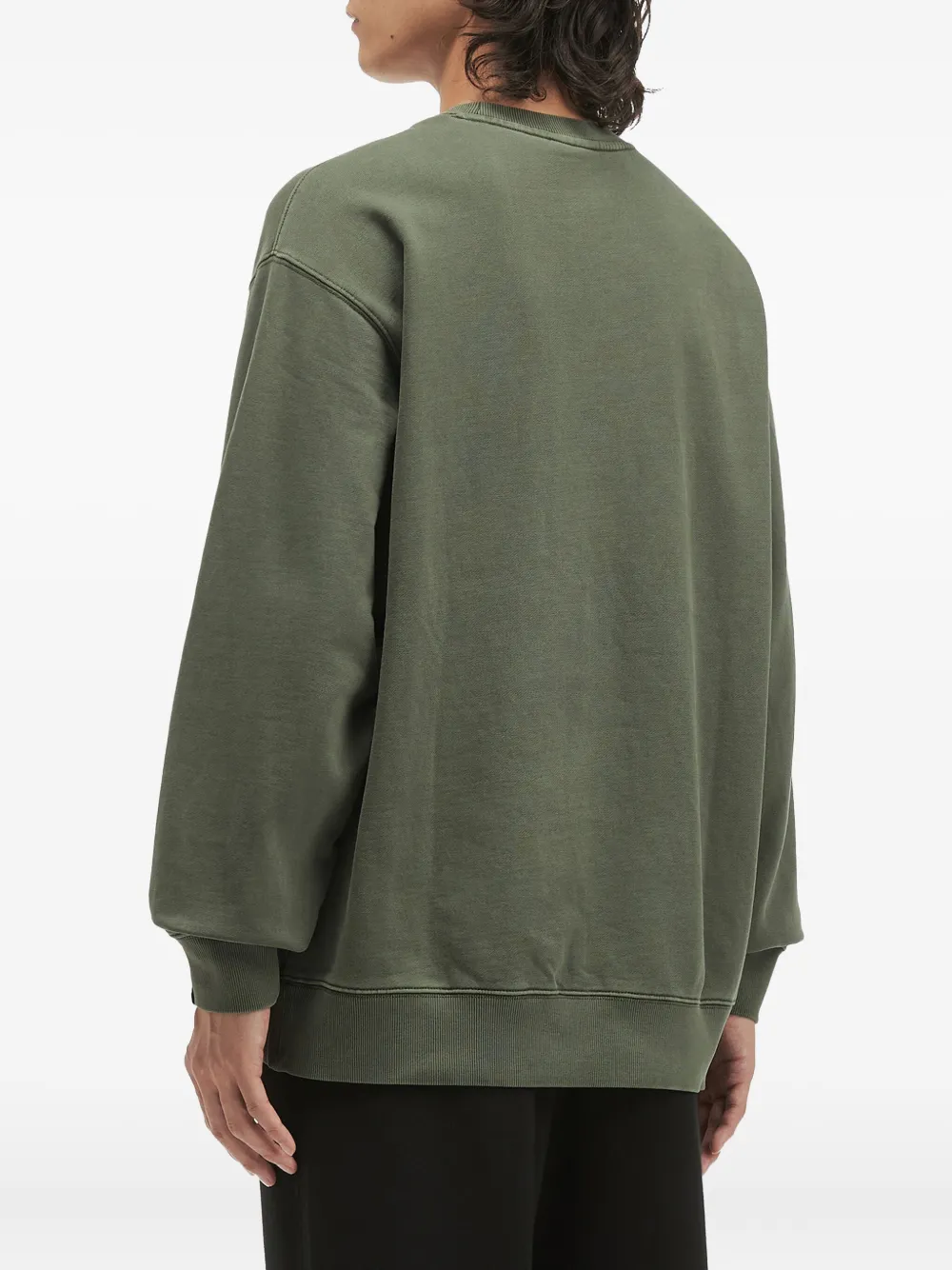 Fingercroxx Cotton Sweatshirt In Green