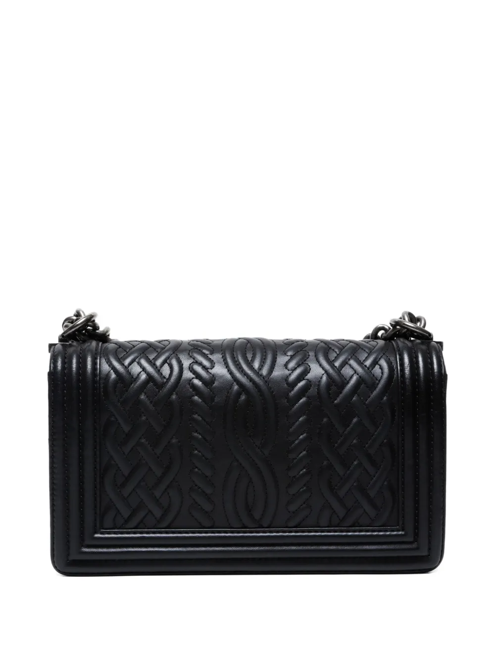 Pre-owned Chanel 2013-2014 Medium Boy Shoulder Bag In Black