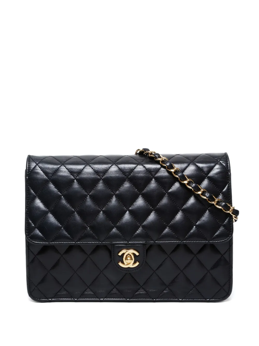 CHANEL Pre-Owned 2008-2009 matelassé shoulder bag - ブラック CHANEL Pre-Owned 2008-2009 matelassé shoulder bag - ブラック