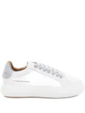 Alexander Smith platform-sole leather sneakers - White