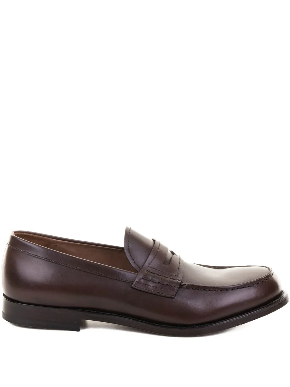 Fratelli Rossetti penny slot-detail leather loafers Bruin